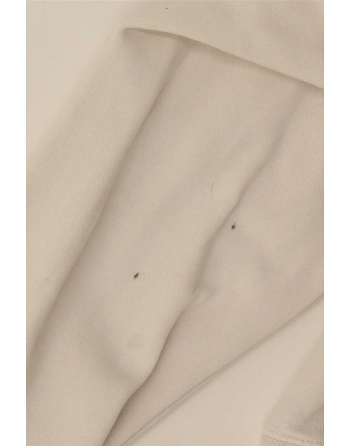 Nike Sudadera con gráfico gráfico tipo jersey de algodón blanco mediano