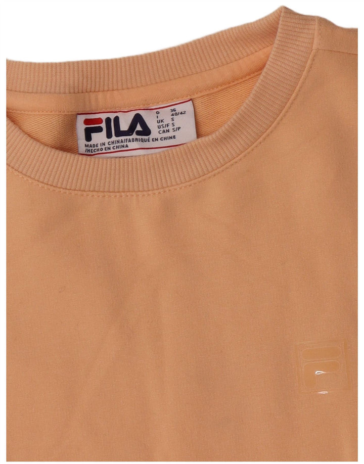Fila Mujer Oversize Sudadera Jumper UK 10 Small Pink