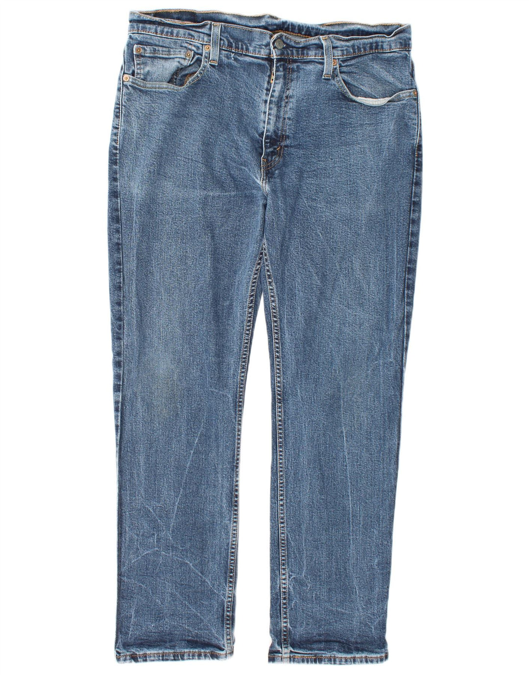 Levi's Hombre 514 Vaqueros Rectos W36 L30 Algodón Azul