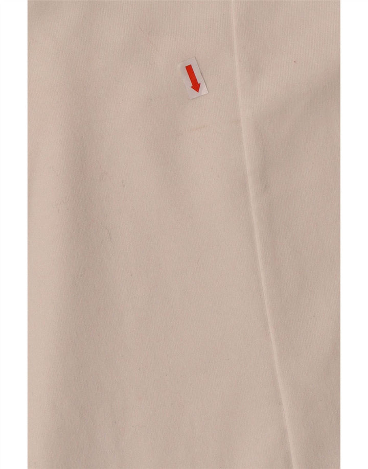 ZARA Mujer Jersey Sudadera Extragrande UK 44 Mediano Blanco Colorblock