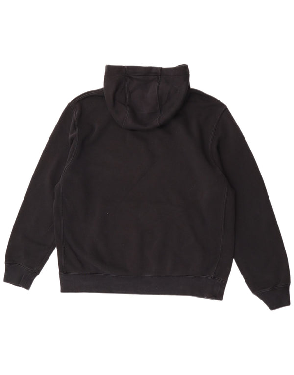 Nike Mens Hooded Hoodie Jumper Large Black Cotton Sports