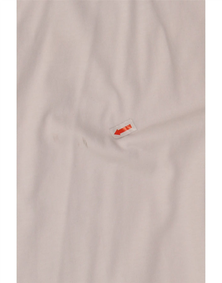 VANS Camiseta sin mangas estampada para mujer UK 40 Medium White