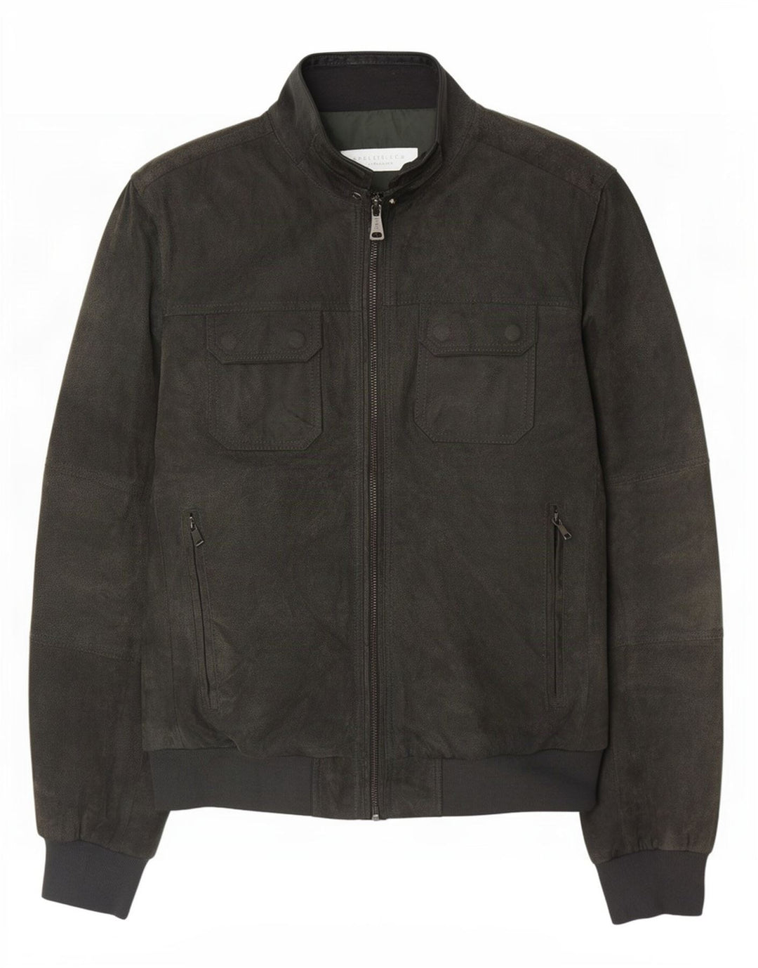 Conbipel Chaqueta bomber de ante para hombre IT 54 XL Verde