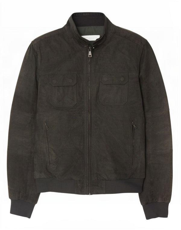 Conbipel Chaqueta bomber de ante para hombre IT 54 XL Verde