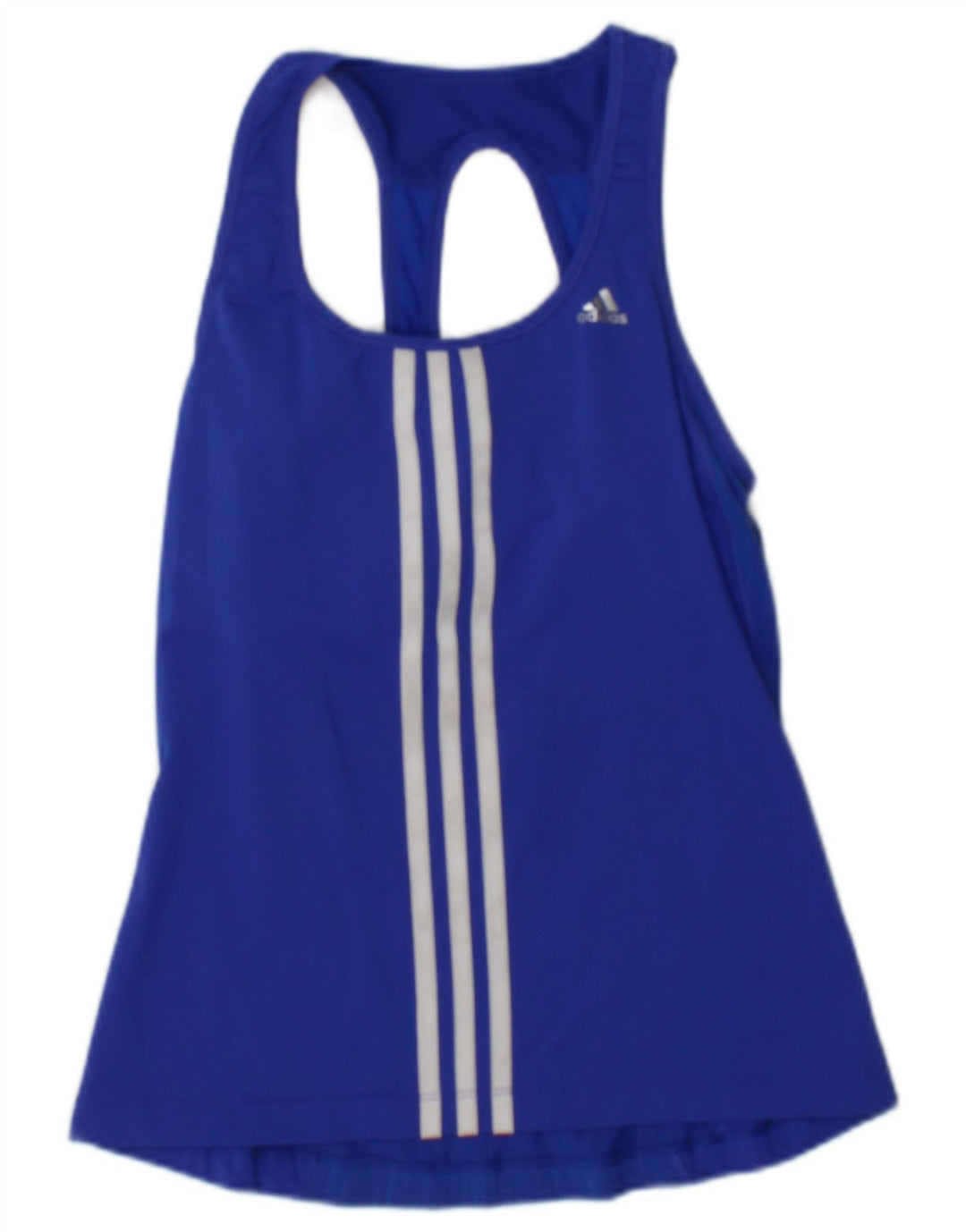 Adidas Mujer Climacool Chaleco Top UK 8 Pequeño Azul Colorblock Nylon