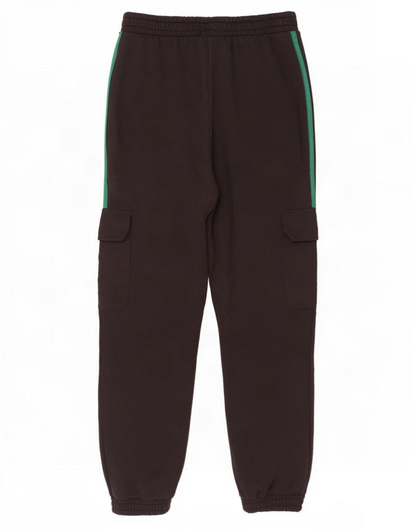 Adidas Mujer Cargo Chándal Pantalones Joggers UK 14 Mediano Negro Algodón