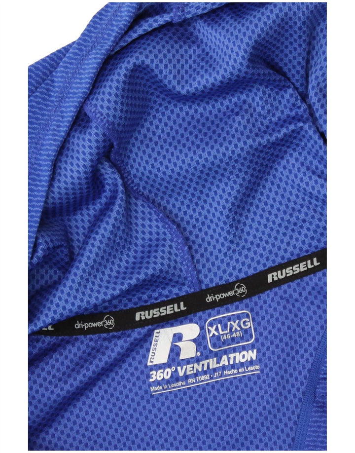 Russell Athletic Hombre Dri-Power Sudadera con Capucha Chándal Top XL Azul Marino