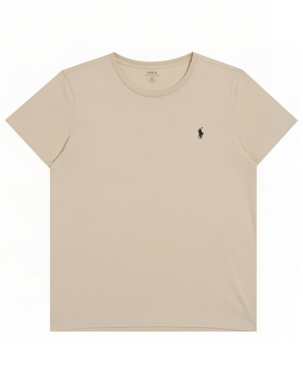 Polo Ralph Lauren Camiseta de ajuste personalizado para hombre Top grande de algodón blanco roto