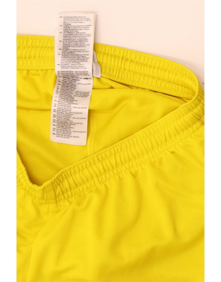 Adidas Mens Climalite Sport Shorts Pequeño Amarillo Poliéster