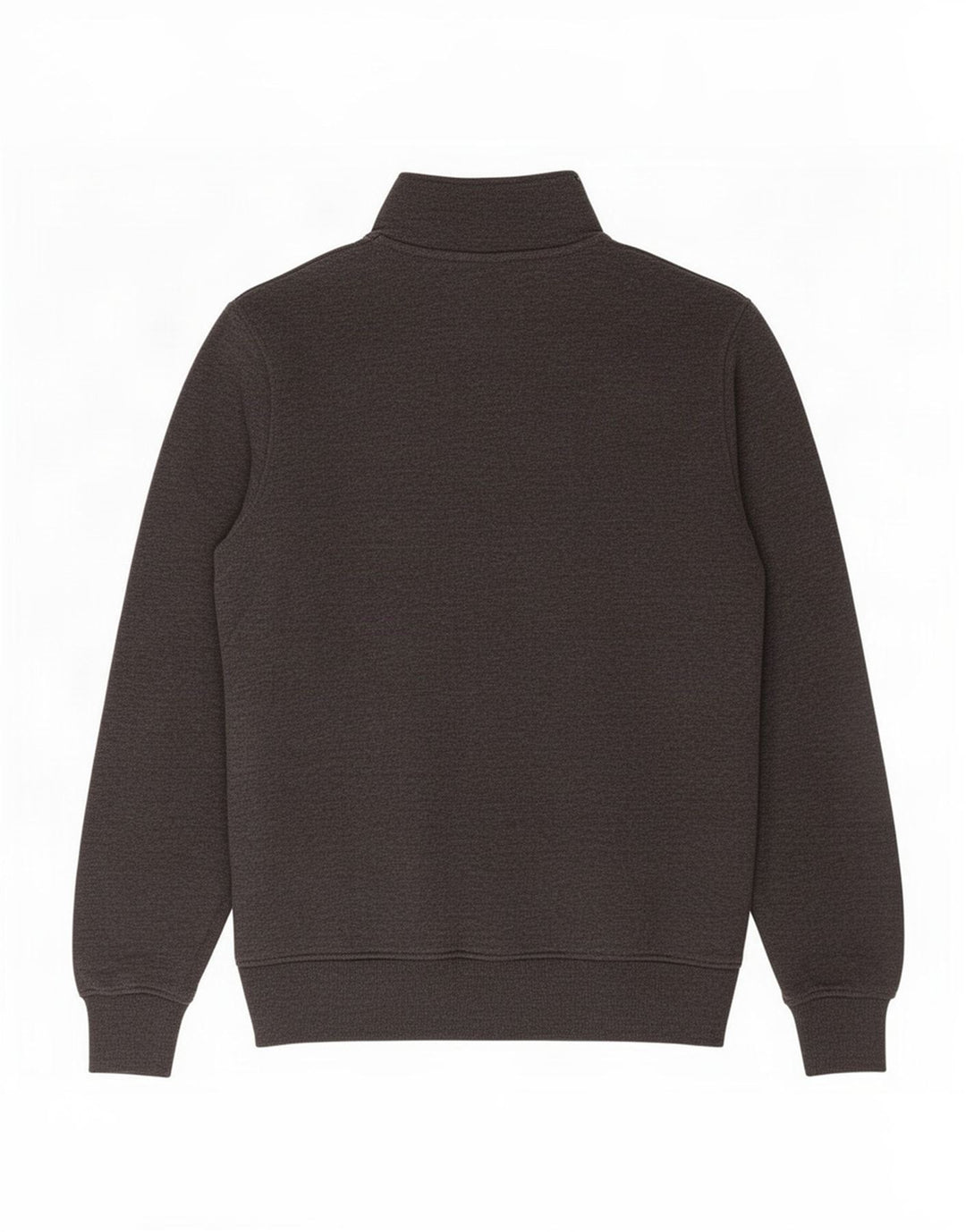 Jack & Jones Hombre Core Zip Neck Sudadera Jumper Gris Medio Colorblock