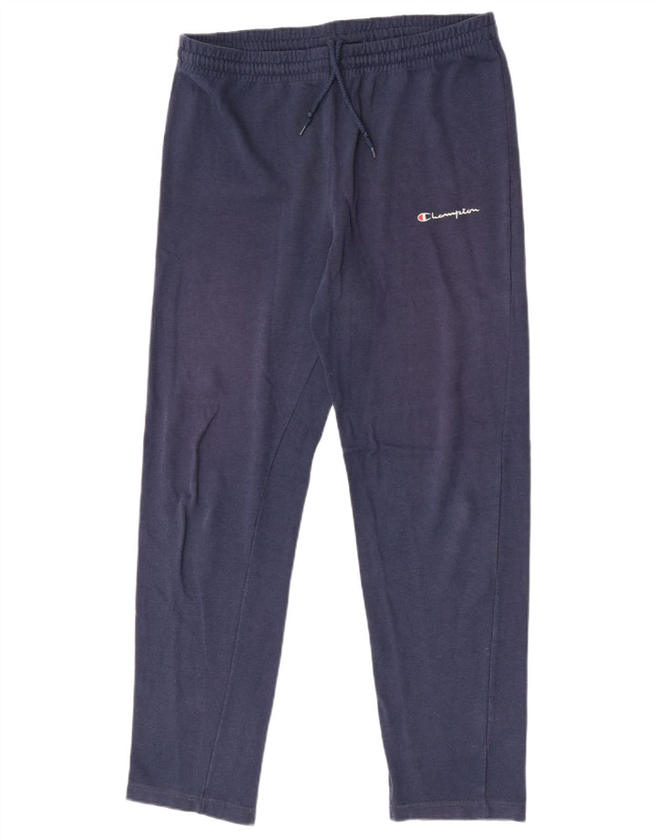 Champion Pantalones De Chándal Para Hombre Algodón Azul Marino Mediano