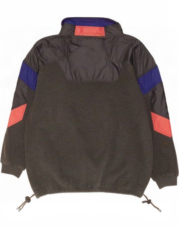 Klepper Hombre Jersey De Forro Polar Con Cremallera Y Cuello 2XL Gris Colorblock Poliéster