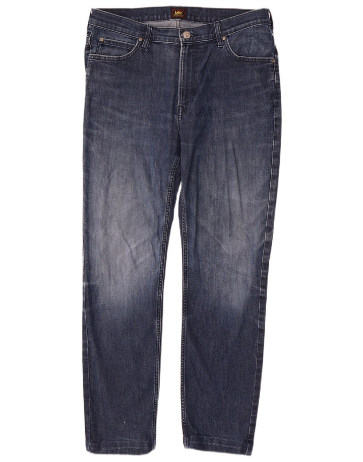 Vaqueros rectos Rider para hombre Lee W34 L30 Algodón azul