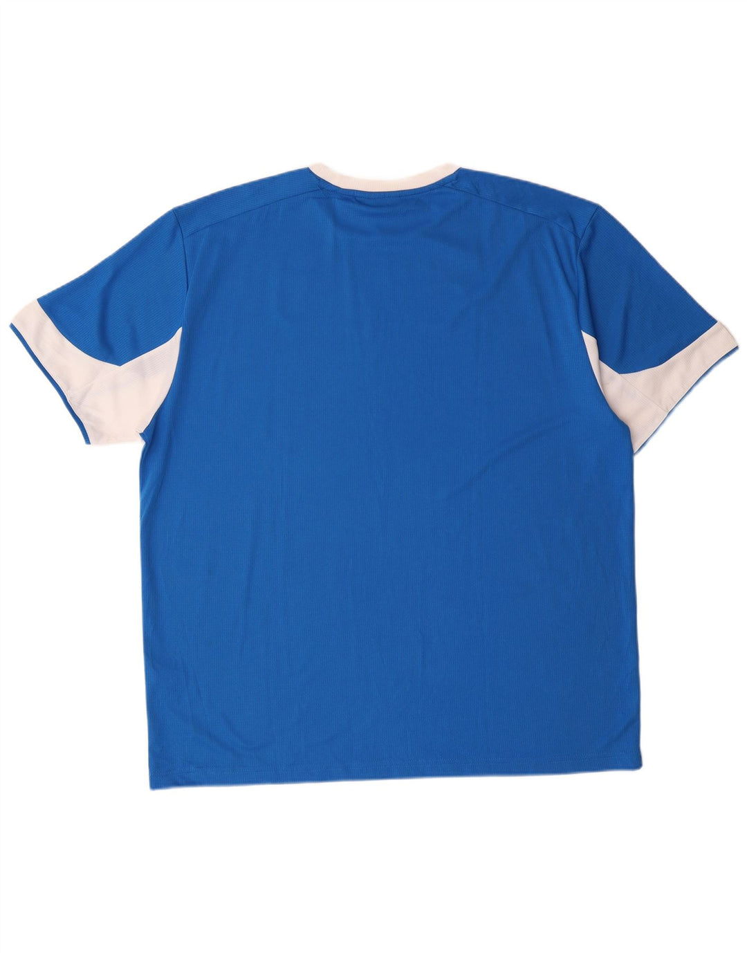 Puma Mens Italia Camiseta Top XL Azul Colorblock Poliéster