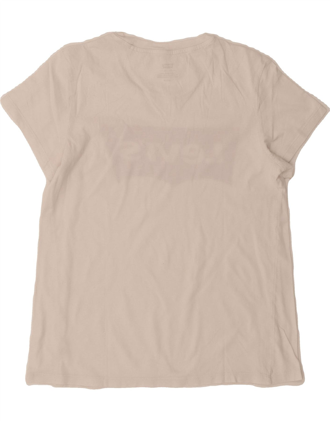 LEVI'S Womens Graphic T-Shirt Top UK 10 Small White Vintage Levi's and Second-Hand Levi's from Messina Hembry 