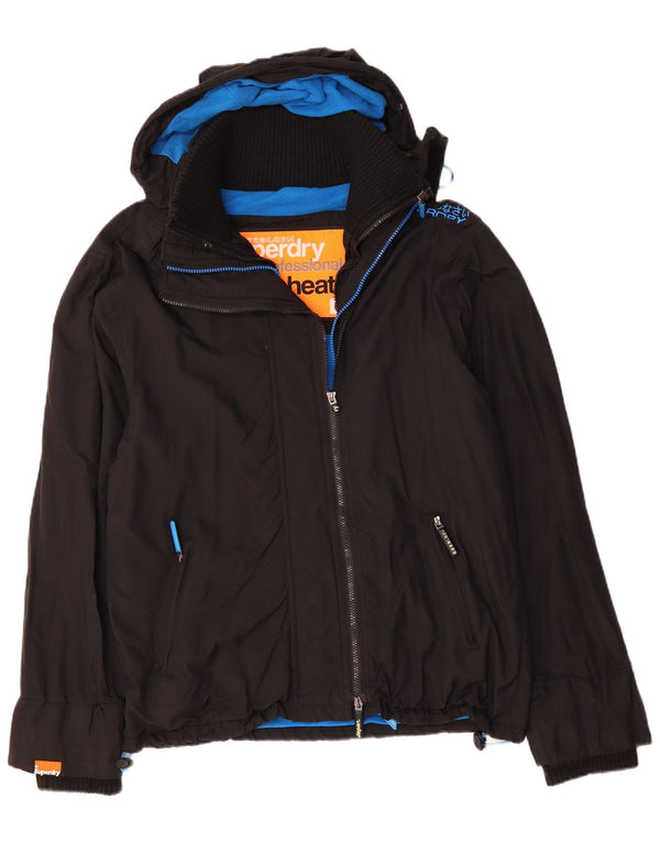 Superdry Chaqueta cortavientos estampada para hombre UK 44 2XL Poliéster negro