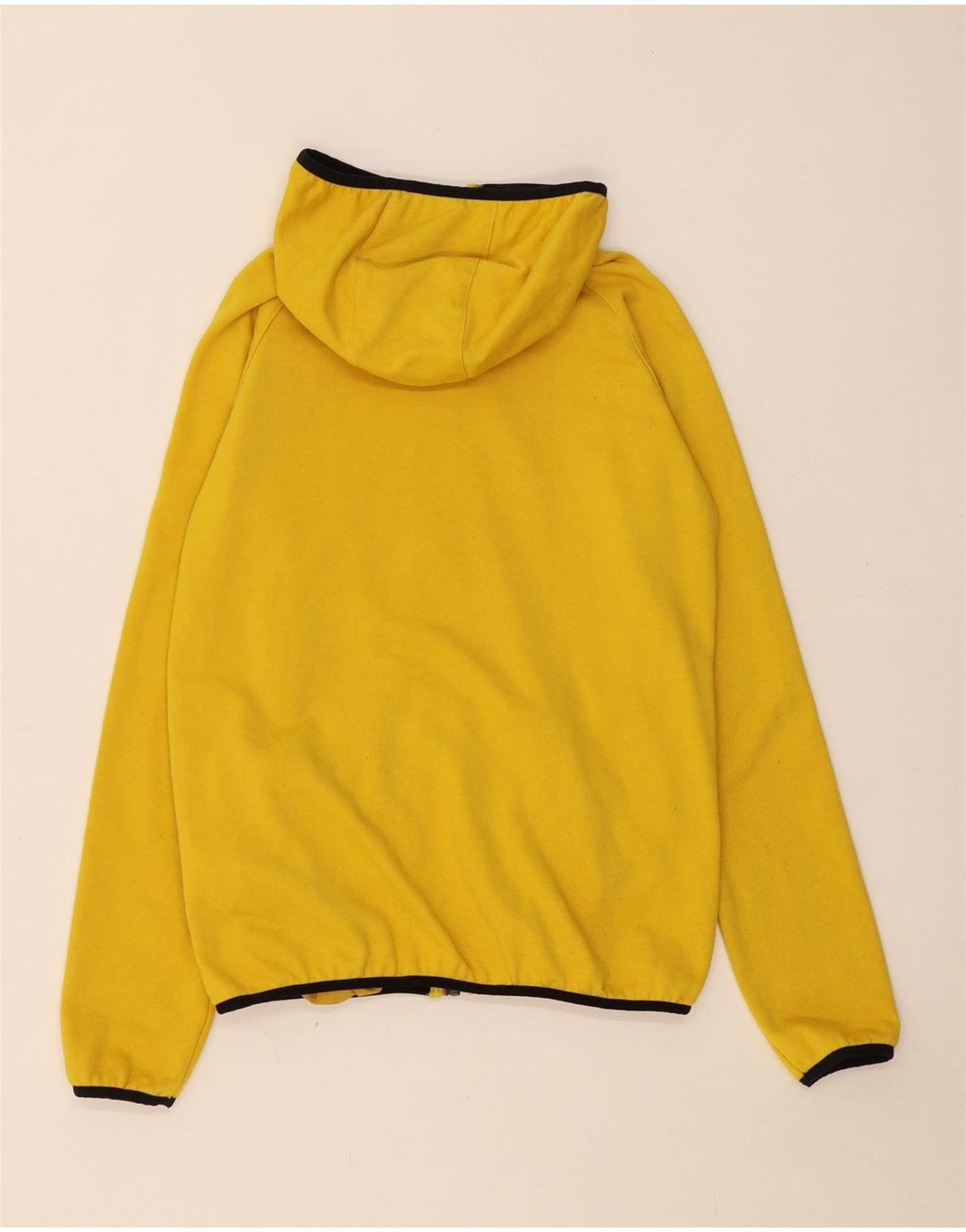 K-Way Sudadera con capucha y cremallera para niños 13-14 años Amarillo Poliéster
