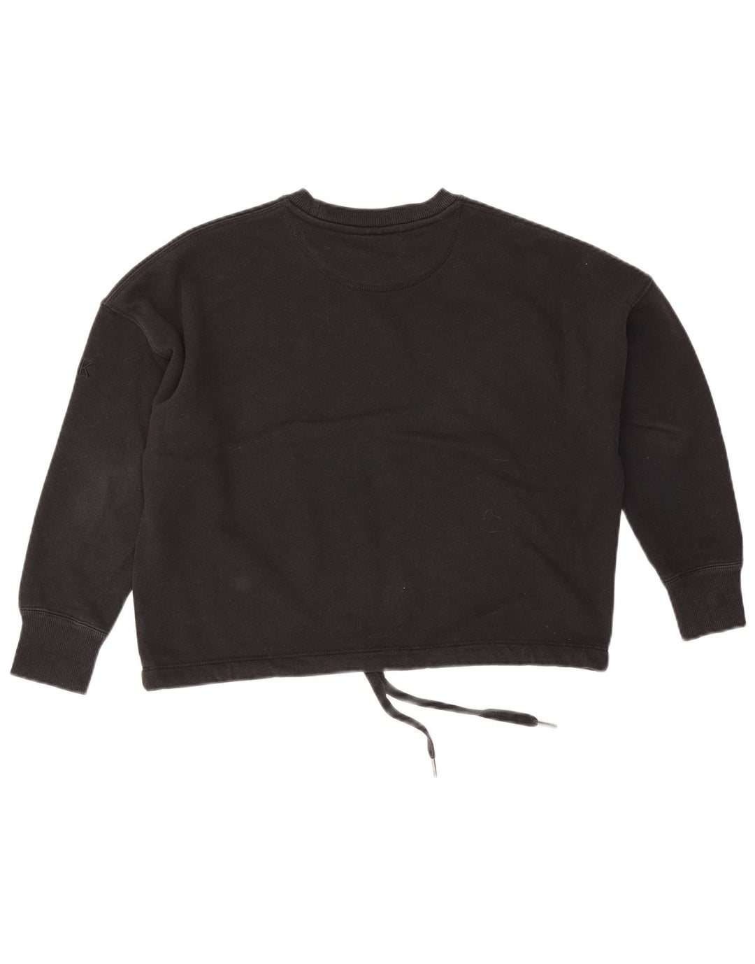 Calvin Klein Top corto de golf para mujer de gran tamaño con manga 3/4 UK 10 Small Black
