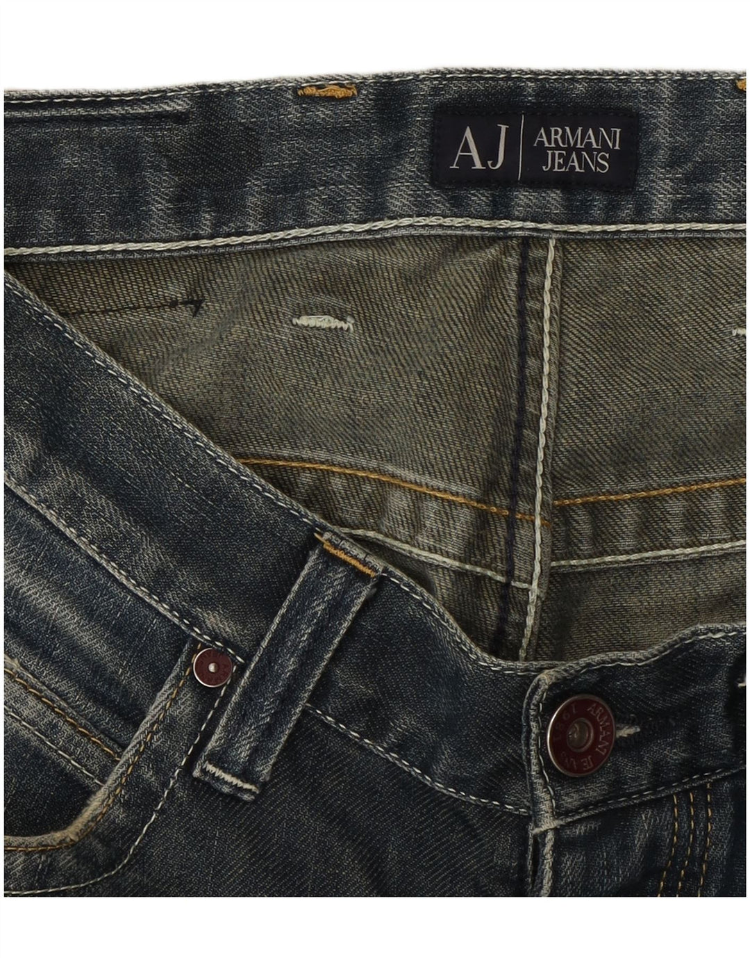 Vaqueros Armani Mujer Bootcut W30 L32 Algodón Azul