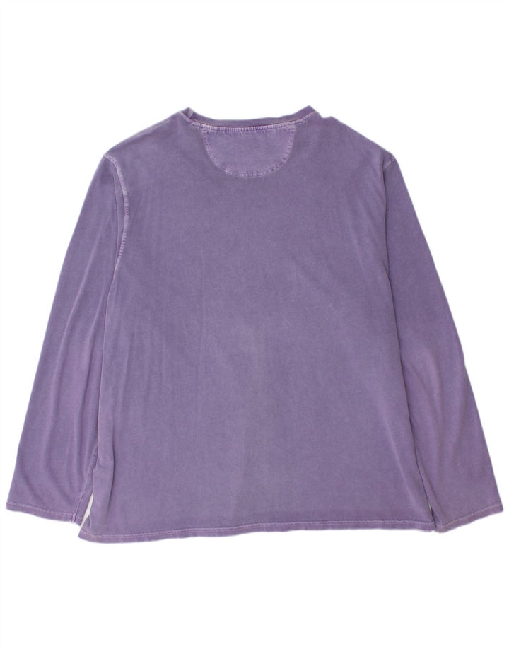 Camiseta para hombre Fat Face Manga larga 2XL Algodón morado