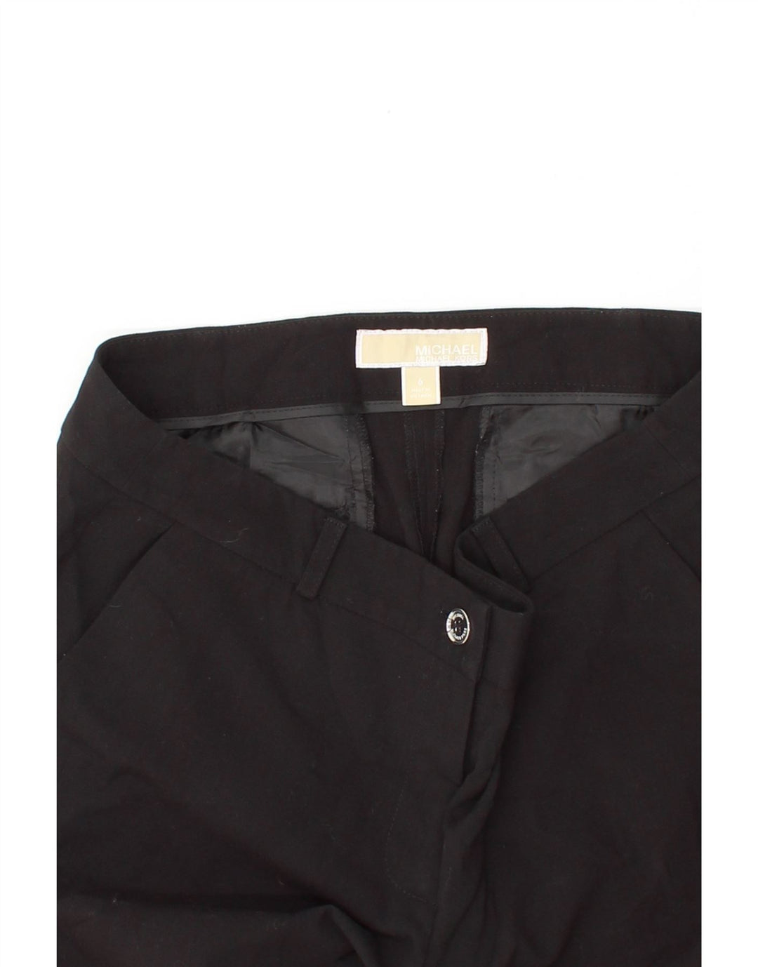 MICHAEL KORS Womens Slim Chino Trousers US 6 Medium W30 L29 Black Vintage Michael Kors and Second-Hand Michael Kors from Messina Hembry 