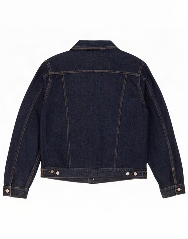 Benetton Chaqueta Vaquera Mujer ES 40 XL Azul Marino