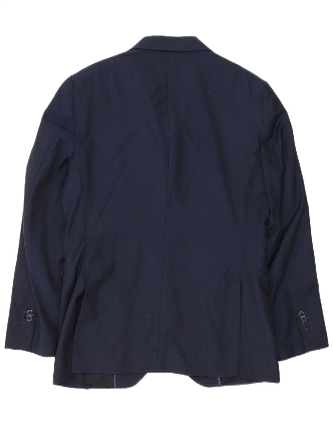 Massimo Dutti Chaqueta Blazer De 2 Botones Hombre IT 48 Lana Azul Marino Medio