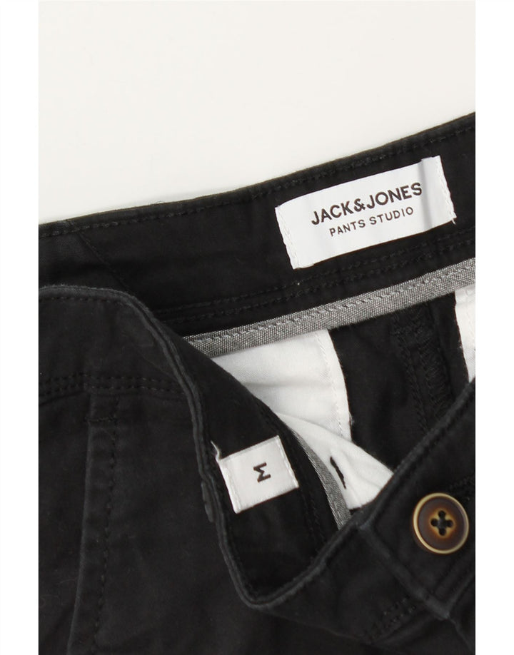 Jack & Jones Pantalones cortos chinos para hombre medianos W32 Black