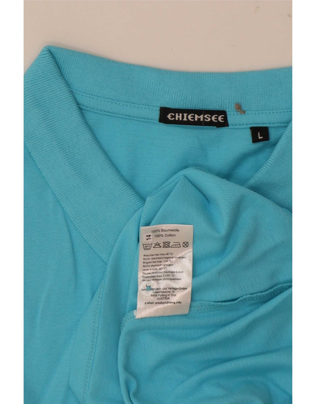 Chiemsee Polo para mujer UK 46 Large Algodón azul