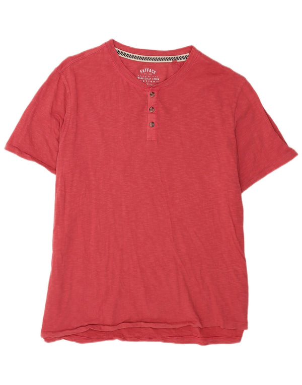 Camiseta para hombre Fat Face Top 2XL Algodón rojo
