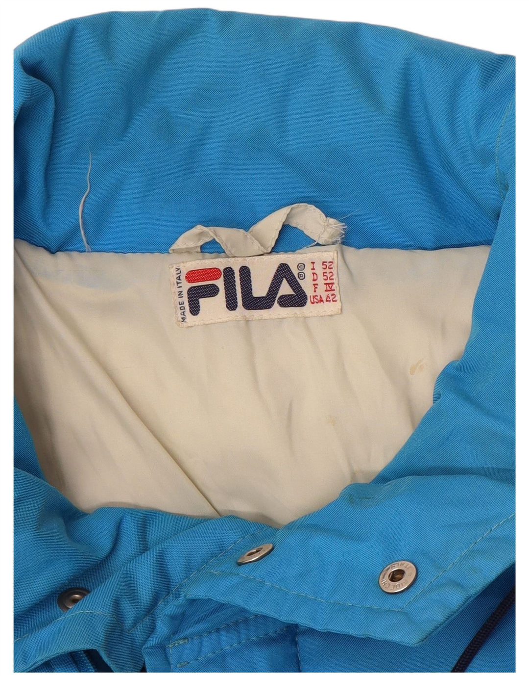 Fila - Abrigo acolchado para hombre IT 52 grande azul