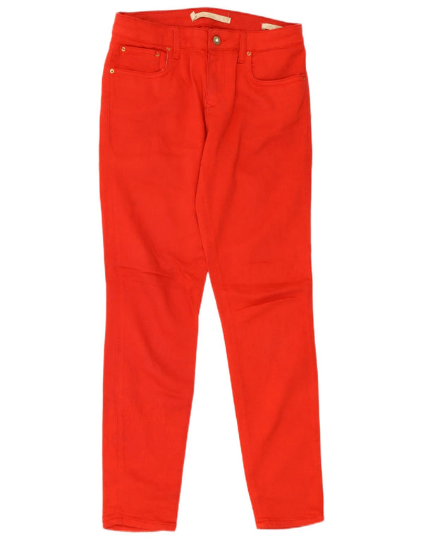 Zara Jeans Slim Mujer EU 36 XS W28 L28 Algodón Rojo