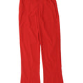 Zara Mujer Pantalón Chino Bootcut Pequeño W26 L33 Poliéster Rojo