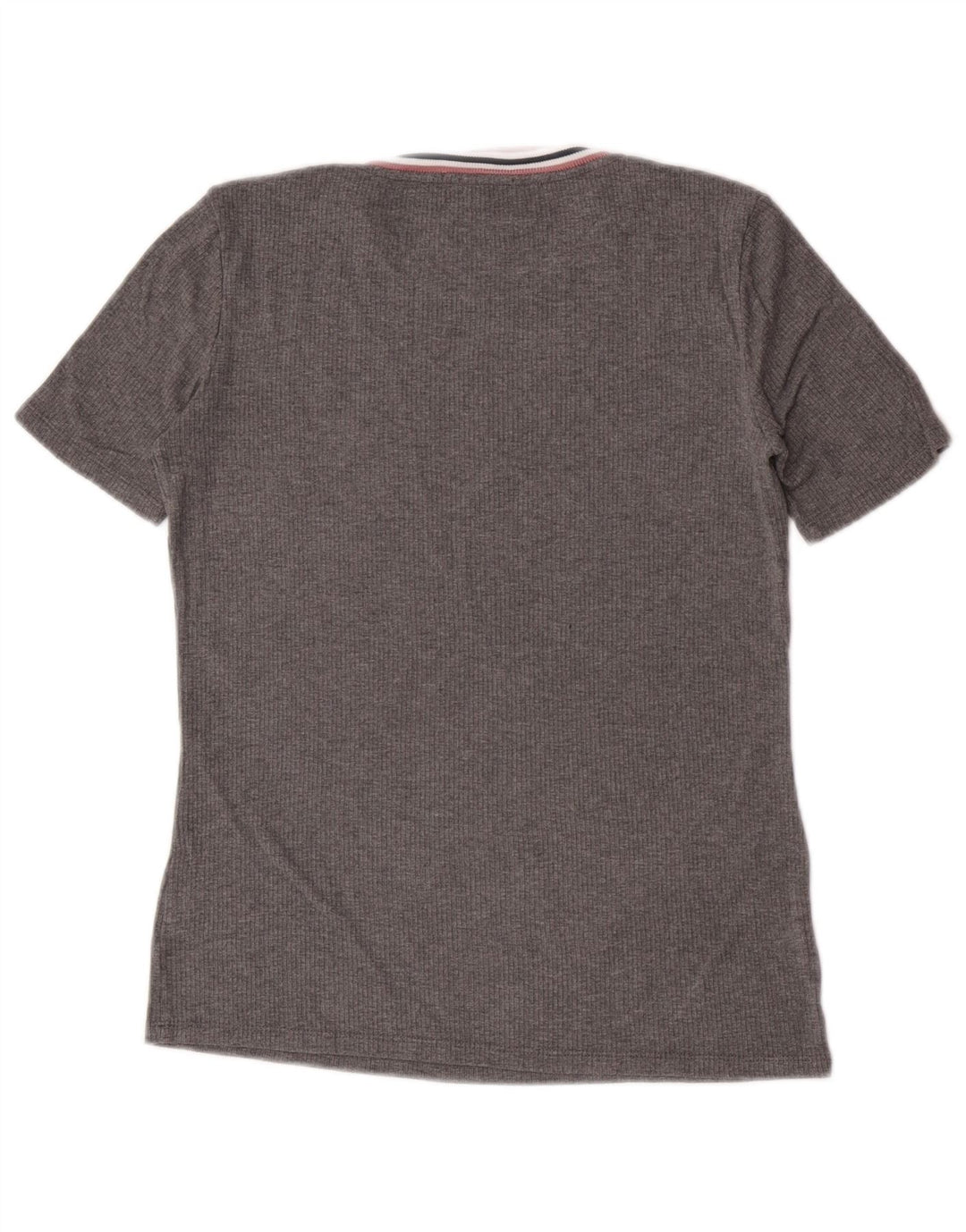 Massimo Dutti Camiseta Mujer Top UK 10 Small Gris
