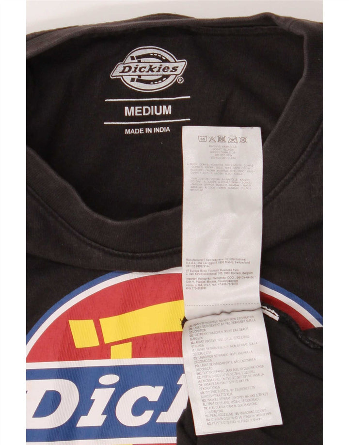 Dickies - Camiseta gráfica para hombre, talla mediana, algodón negro