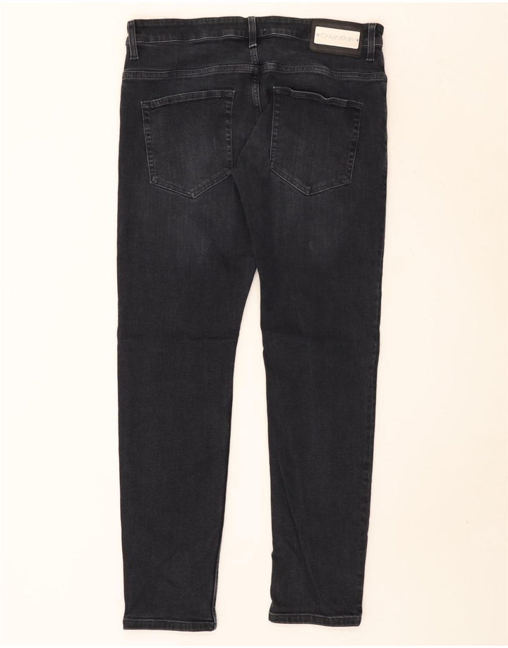 Calvin Klein Jeans ajustados para hombre W33 L32 Algodón negro