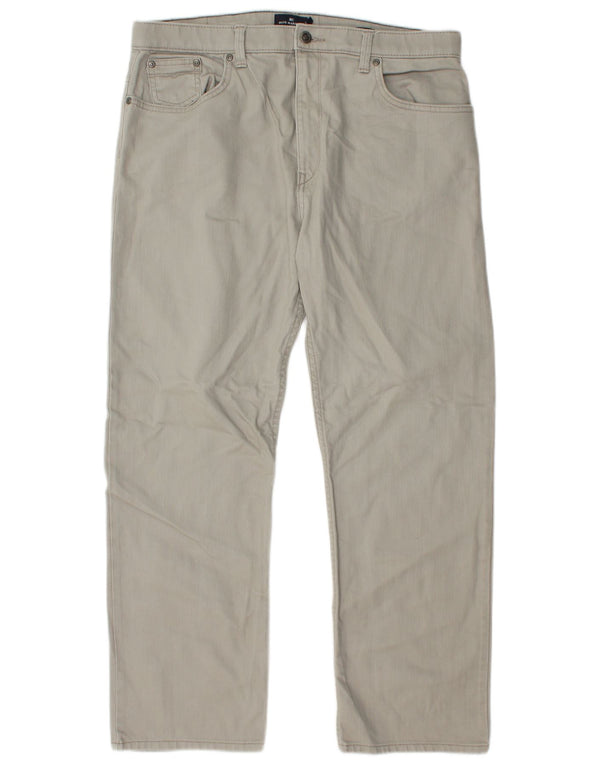 Marks & Spencer Vaqueros rectos para hombre W36 L29 Algodón gris