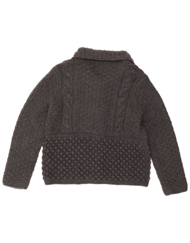 Marks & Spencer Suéter Cárdigan para Mujer Reino Unido 44 Acrílico Gris Medio