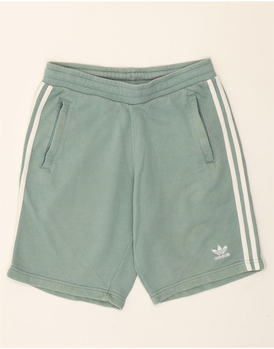 Adidas Hombre Pantalones Cortos Deportivos Pequeño Algodón Verde