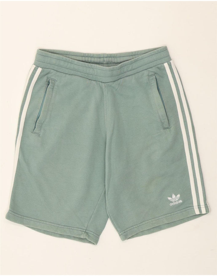 Adidas Hombre Pantalones Cortos Deportivos Pequeño Algodón Verde