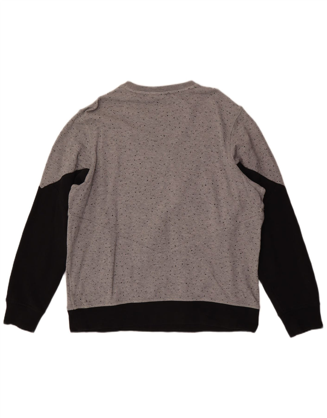 Nike Hombre Sudadera Gráfica Jersey XL Gris Colorblock Algodón