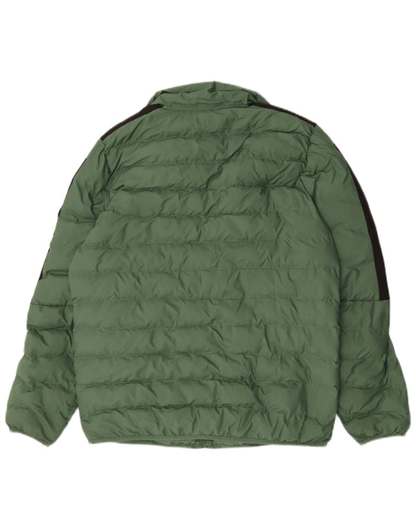 Puma Chaqueta acolchada para hombre ES 38 Poliéster color block verde medio