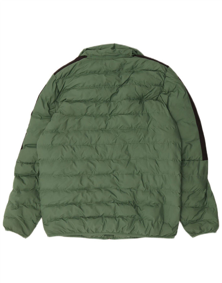 Puma Chaqueta acolchada para hombre ES 38 Poliéster color block verde medio