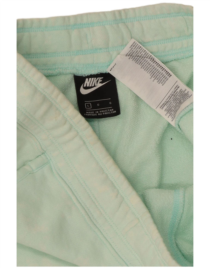 Nike - Pantalones cortos deportivos para hombre, talla grande, algodón verde