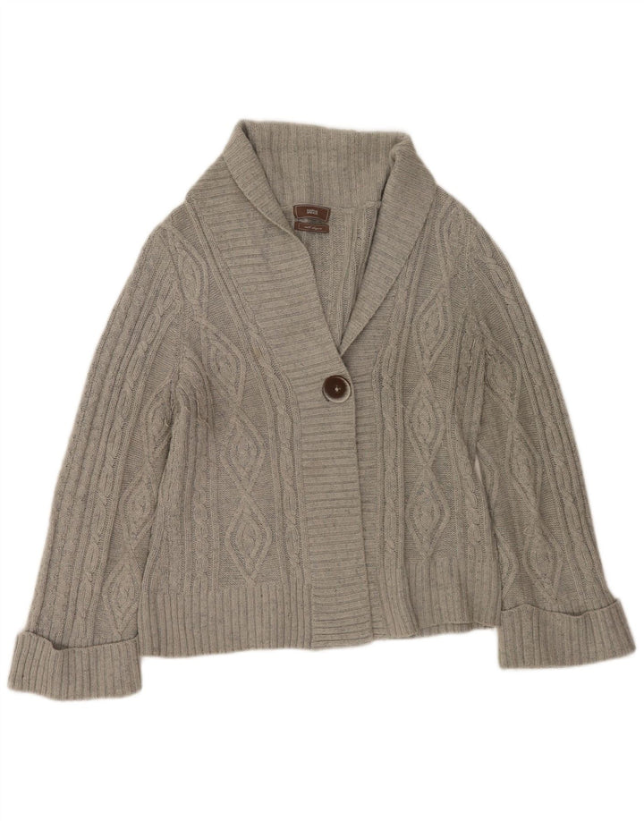 Marks & Spencer - Cárdigan para mujer (talla 40), acrílico gris grande