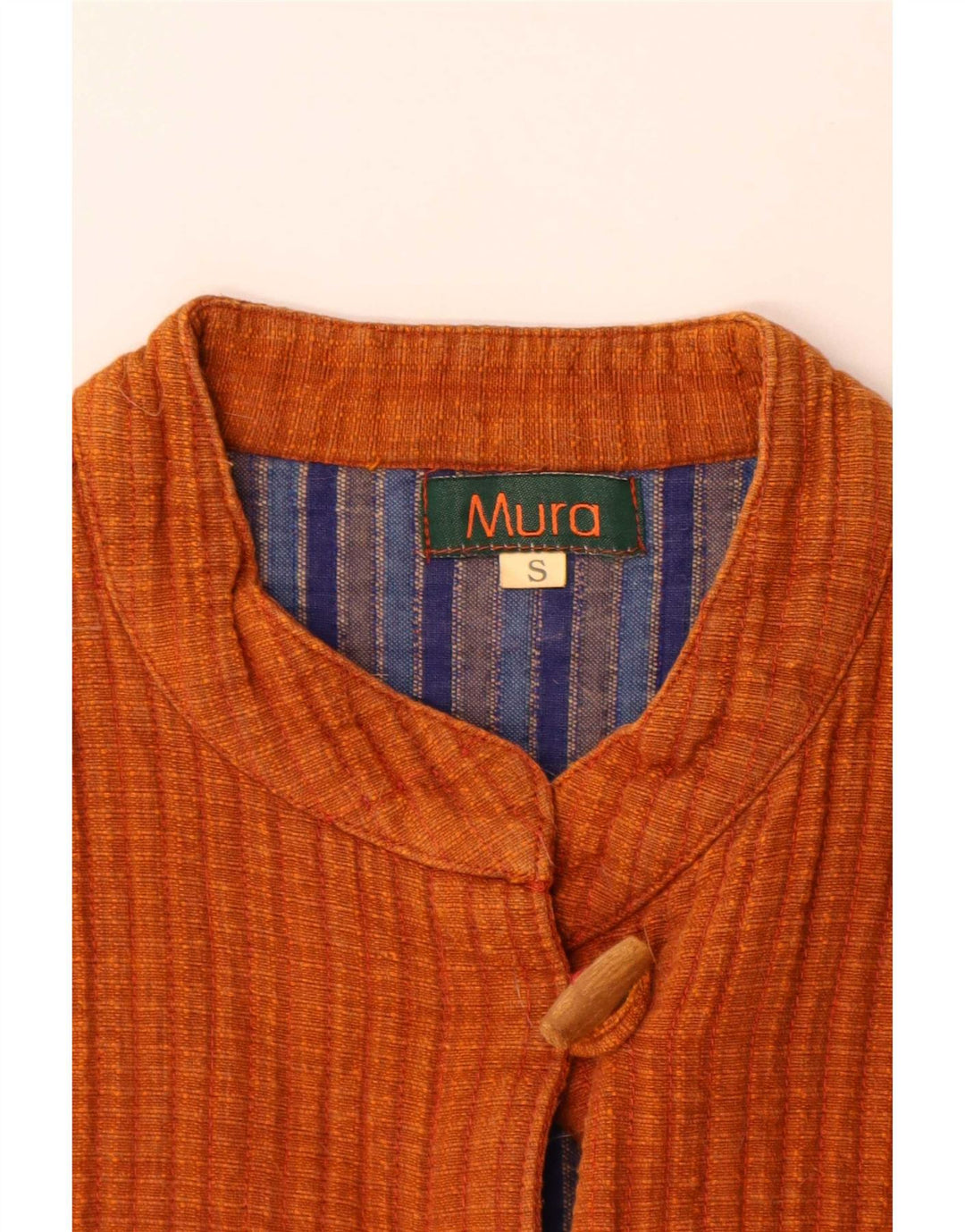 Vintage mujer bombardero chaqueta Reino Unido 10 pequeño naranja