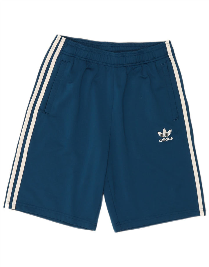 Adidas Pantalón Corto Deportivo Niño 13-14 Años Azul Poliéster