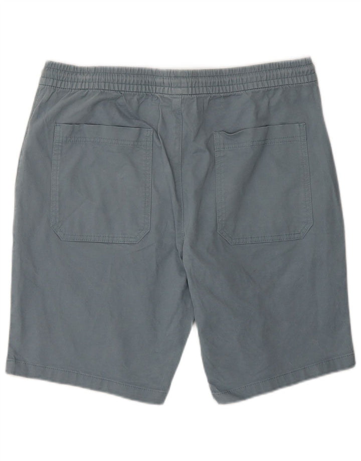 Marks & Spencer Pantalones cortos chinos para hombre W34 Algodón azul grande