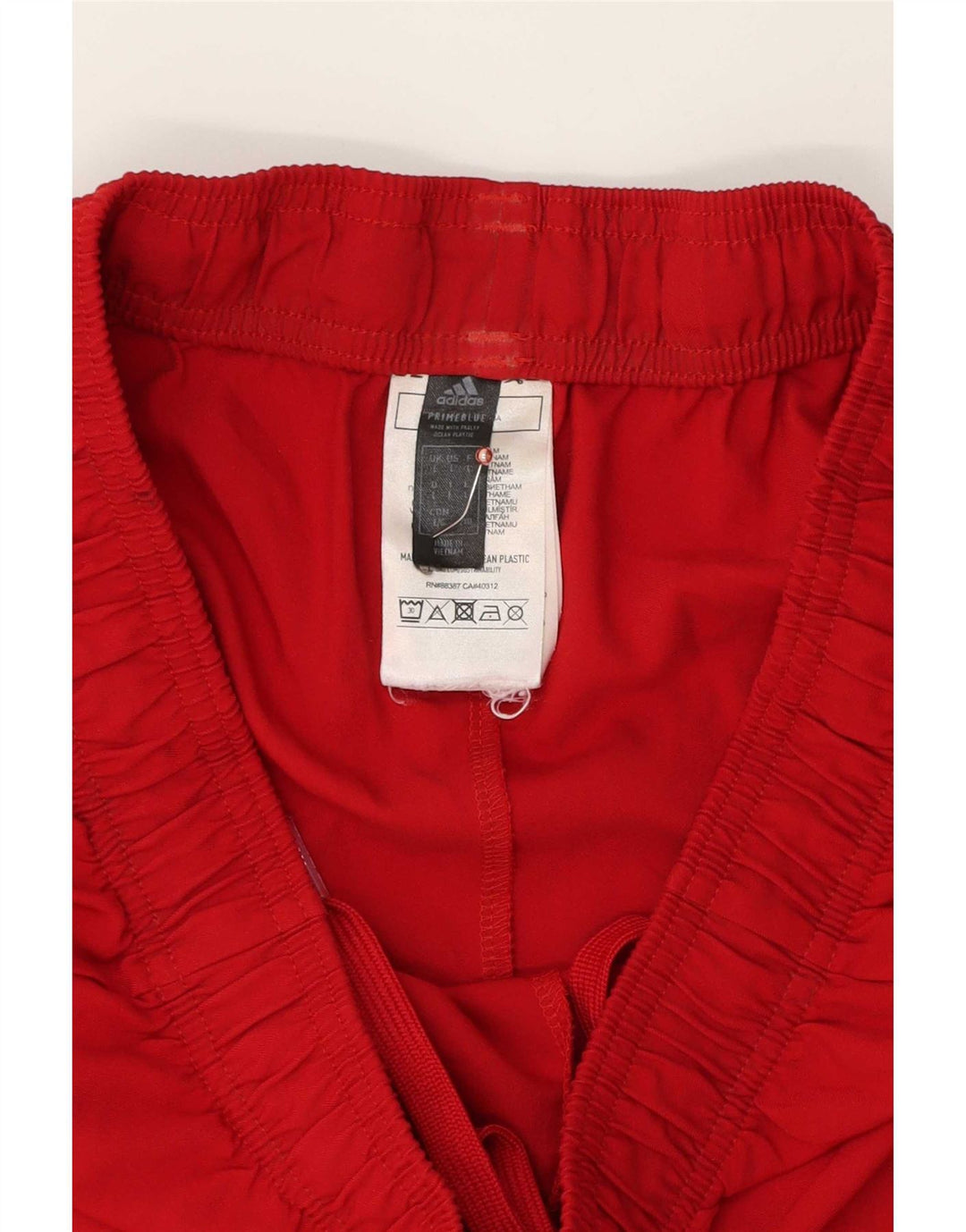 Adidas Mens Prime Blue Sport Shorts Grande Rojo Poliéster