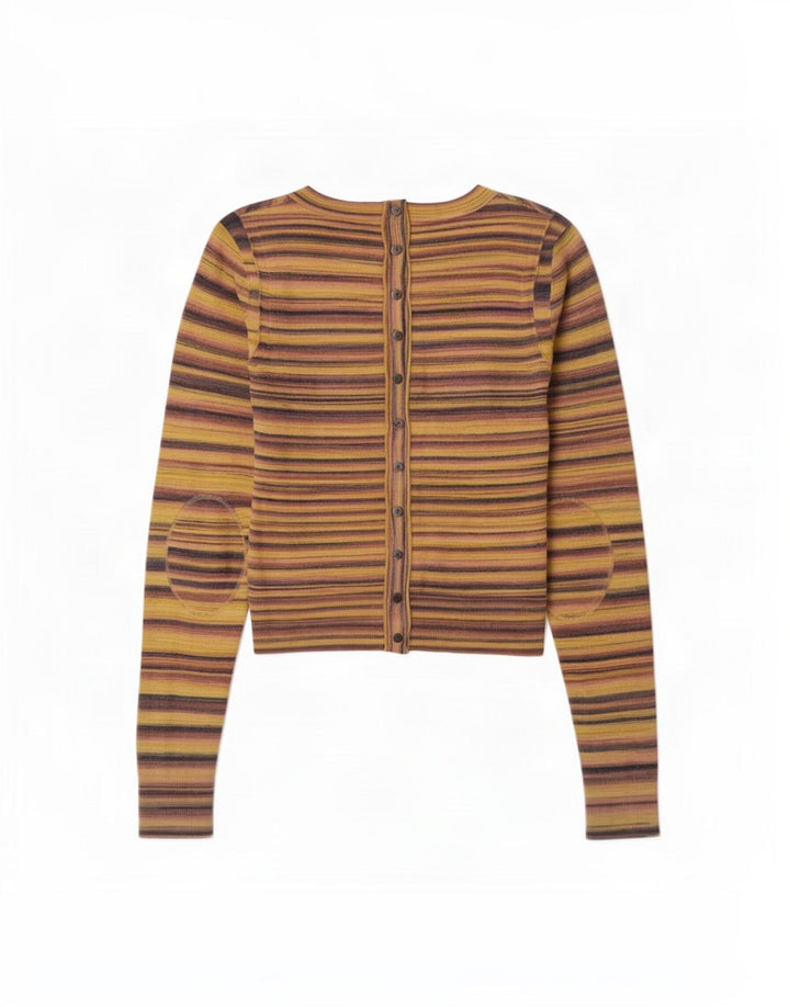 Whistles Suéter tipo jersey con cuello redondo para mujer Reino Unido 12 Mediano Rayas multicolores